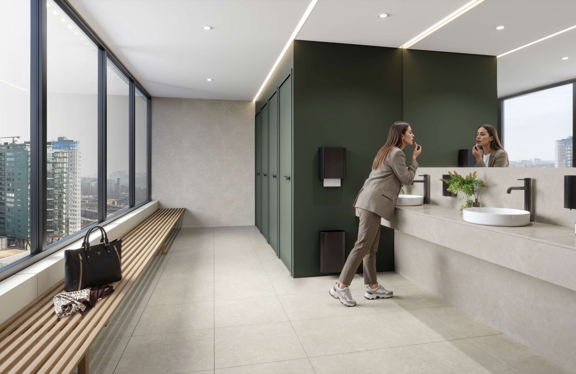 Showers & Washrooms