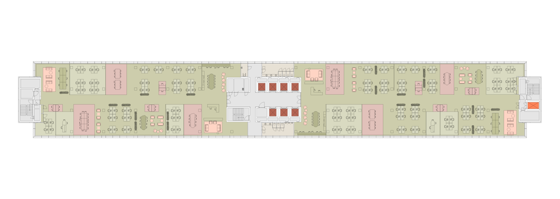 Space Plan, Level 03-05, Half Open